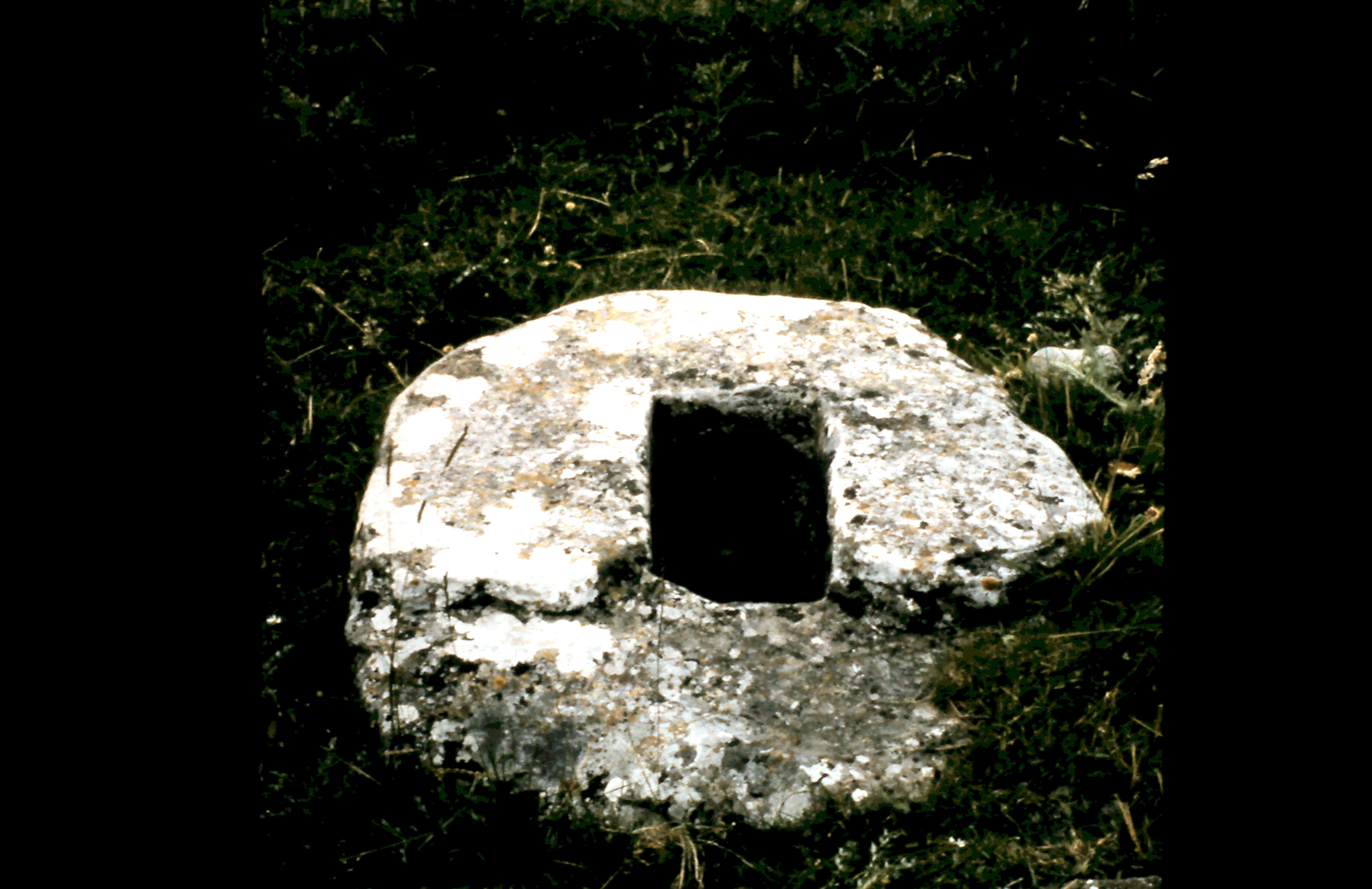 Parson's Fair Green socket stone into which the Market Cross was places during the Great Fairs