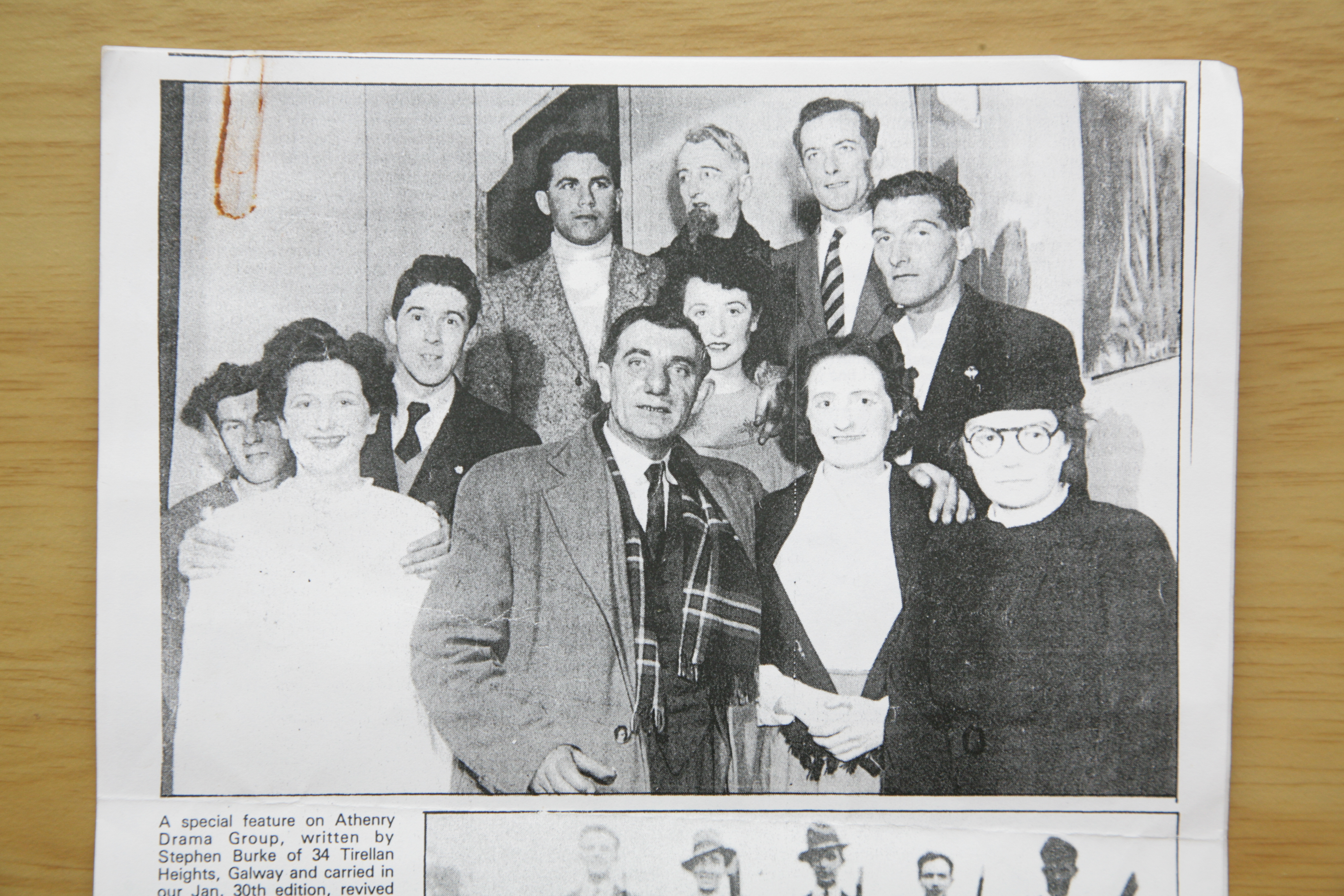 JIMMY KENNEDY’S MEMORIES OF DRAMA IN ATHENRY