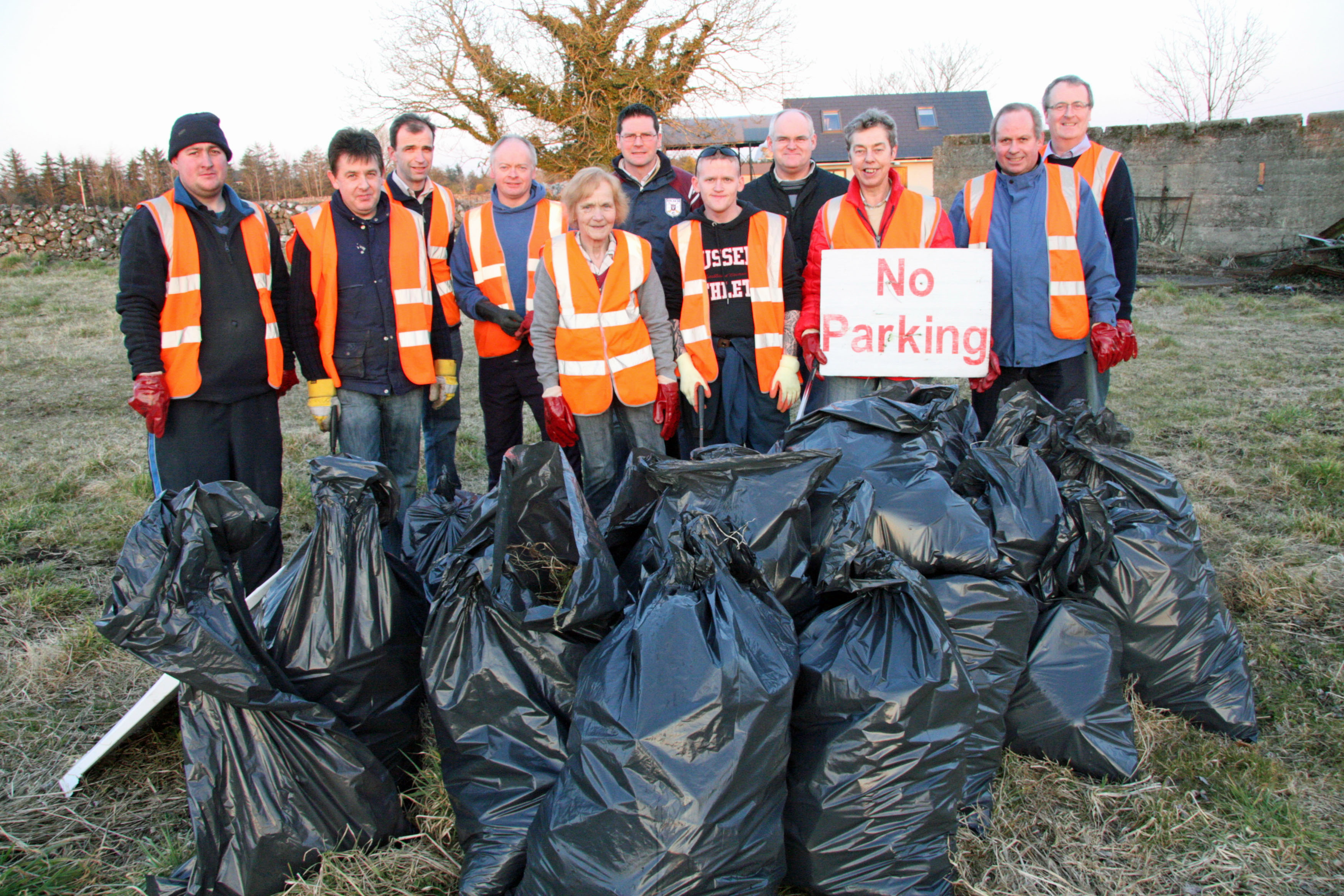 Clean-up at Castle and Dominican Priory 2010